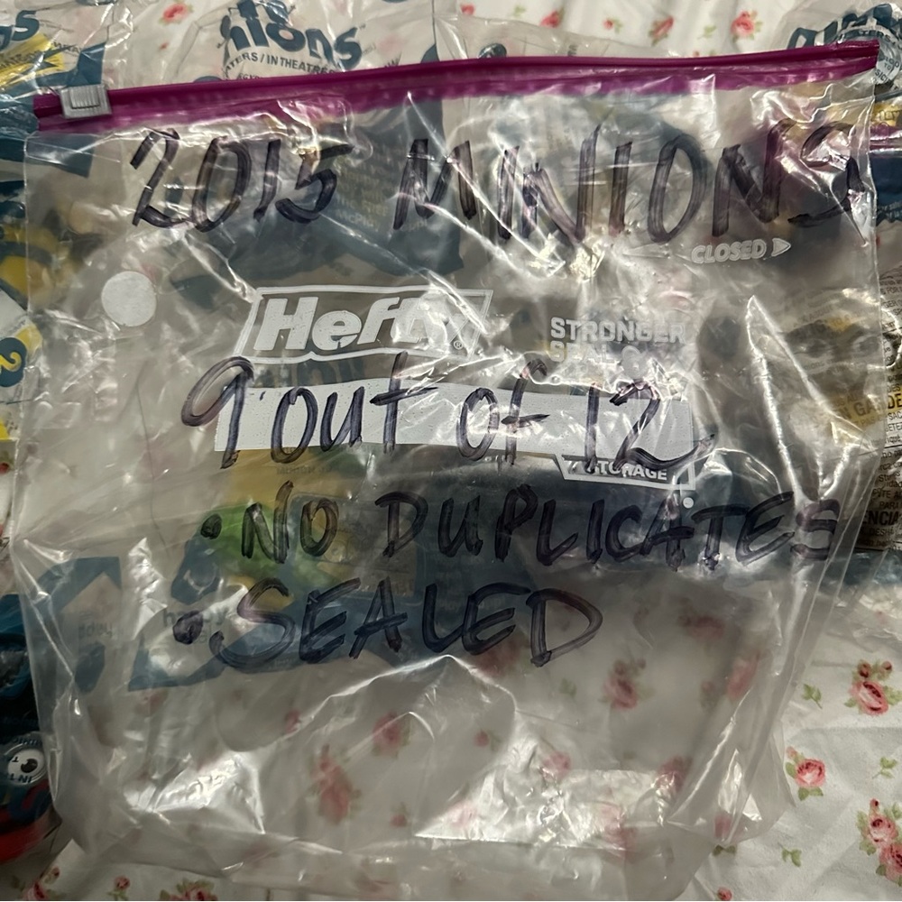 Minions 2015 McDonald's Toy Set Lot of 9 Sealed Collectibles